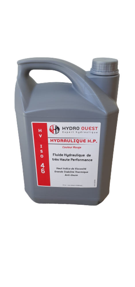 HUILE HYDRAULIQUE HV46 ROUGE - BIDON DE 5L